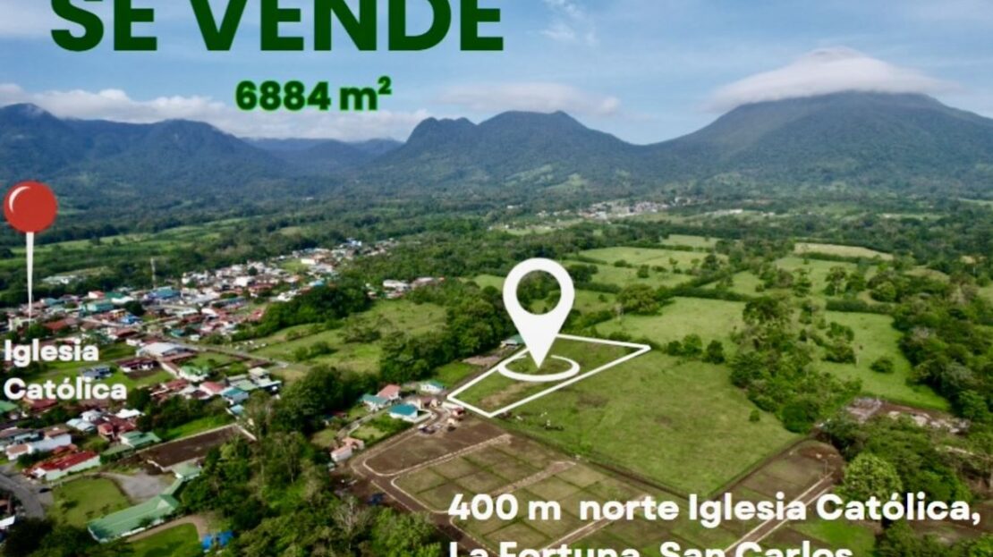884 m² Central Development Land – La Fortuna