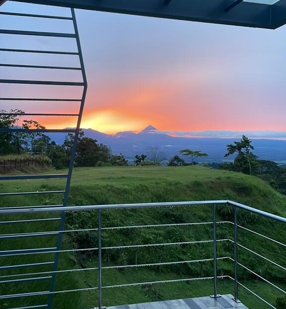 Indoor Pool and Jacuzzi w Volcano Views
