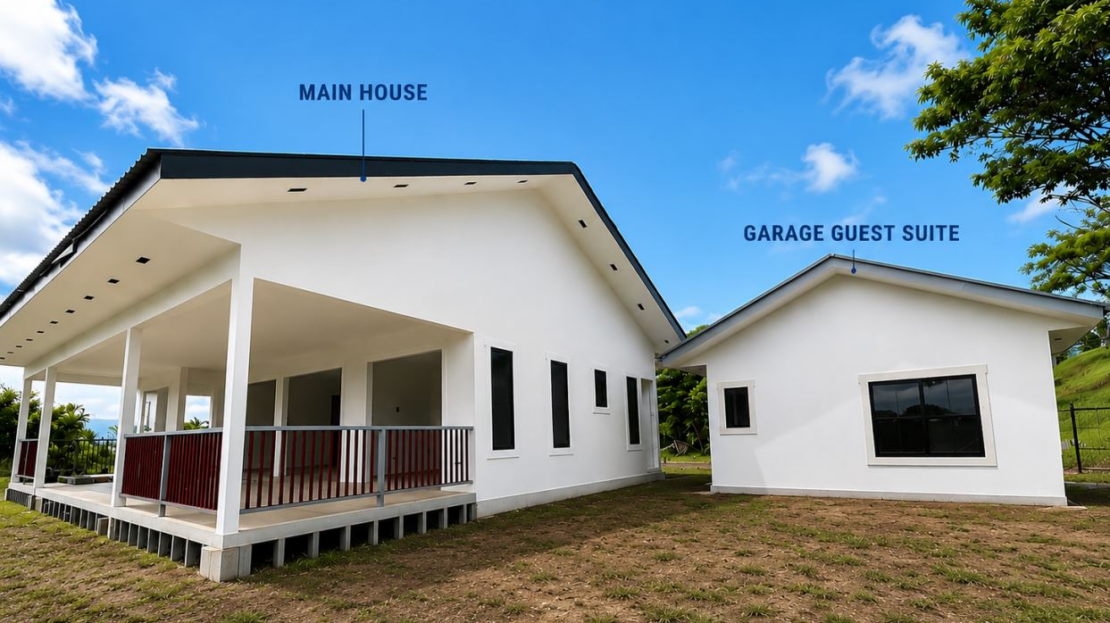 Brand-New Modern 3 BR 3 BA Lake Arenal Home with Detached Garage and Guest Retreat - READY JUNE 2026